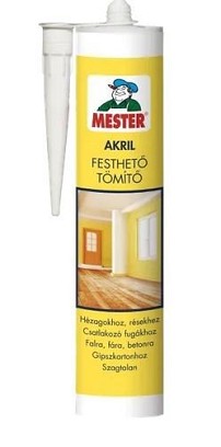 Mester akril festhető tömítő 310ml fehér