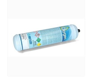 Oxyturbo Oxigén 930 ml – Eldobható szervizpalack (165 bar)