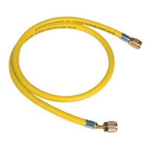 REFCO HCL6-72-Y Sárga szerviztömlő (180 cm, 3/8" SAE)