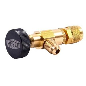 A-38010 Elzárószelep (Golyóscsapos adapter, 1/4"SAE x 1/4"SAe)