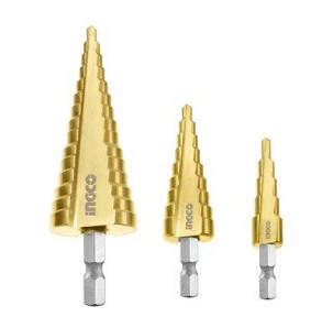 INGCO Lépcsős fúró készlet 3 részes 4-32mm HSS