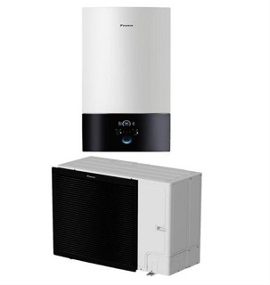 Daikin Altherma 3 16 kW Hőszivattyú ERLA16DAW17/EBBX16DJ9W + HMV csatlakozó készlet EKHY3PART