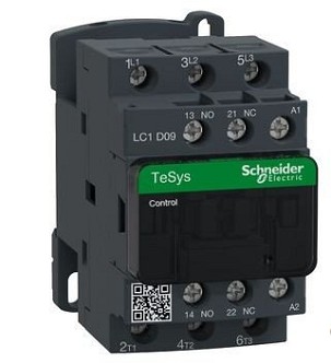 Schneider Electric Mágneskapcsoló, 5,5kW/12A (400V, AC3) LC1D12BD