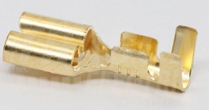 Tracon Szigeteletlen rátololható csatlakozó hüvely 1-2.5mm