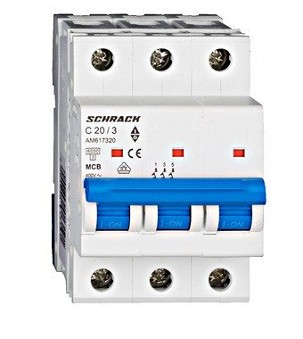 Kismegszakító C20 A 3P AM617320 Schrack