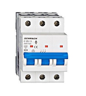Kismegszakító C25 A 3P AM617325 Schrack